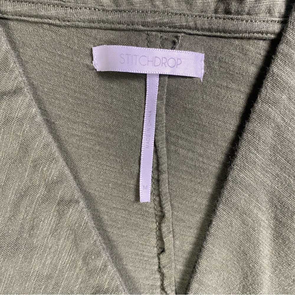 Stitchdrop ✧ Nordstrom Lagenlook V-Neck Pocket Midi Dress | M - Picture 2 of 10